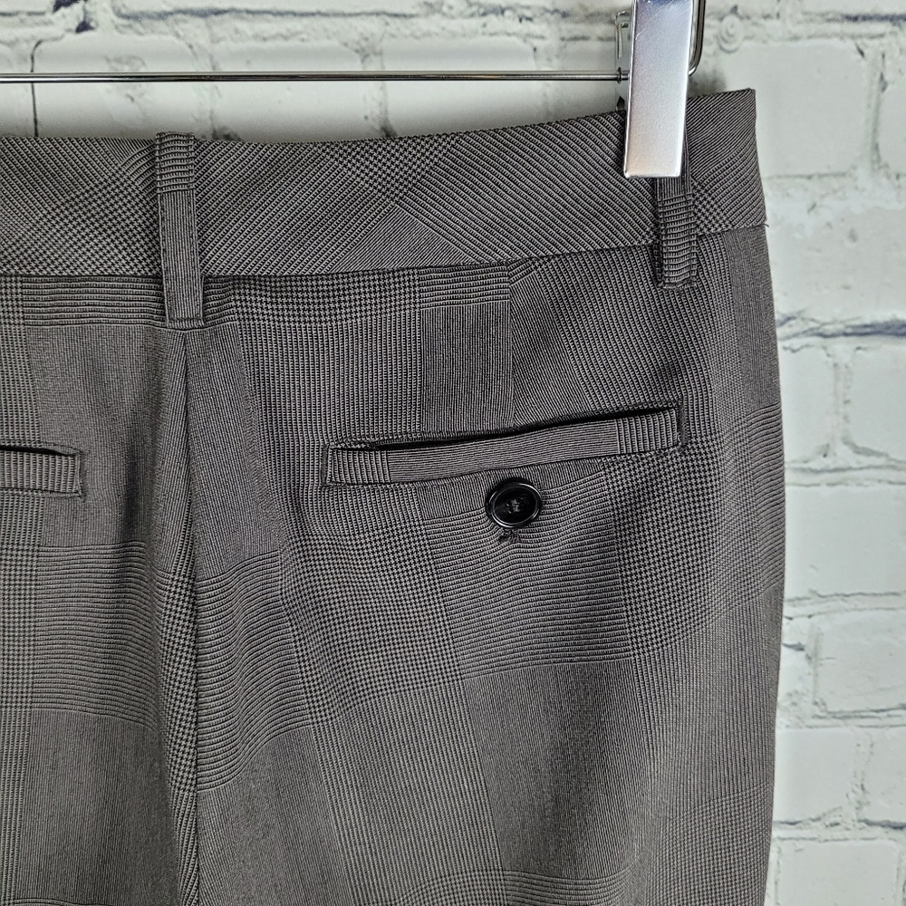 SILVIAN HEACH | tall long slim straight plaid trouser pants